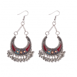 Colorful Chandbali Earrings