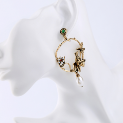 Alternative view of Bird Cage Earrings