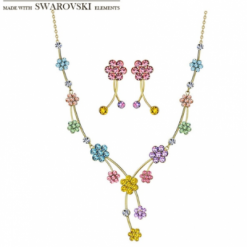 Gold Plated Swarovski Set