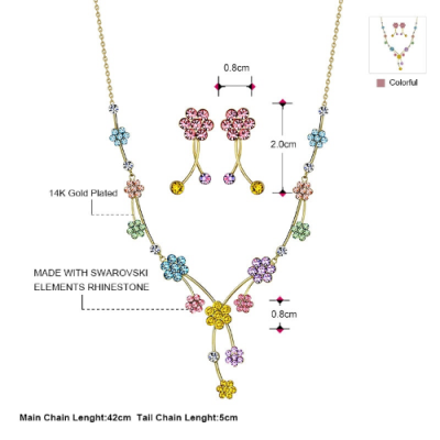 Gold Plated Swarovski Set - Image 6
