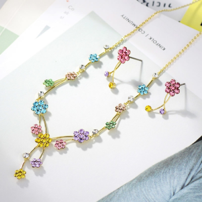 Gold Plated Swarovski Set - Image 3