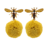 Bee Earrings Yellow