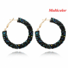 Crystal Hoop Earrings