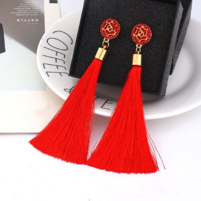 Thread Tassel Earrings
