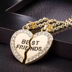 Best Friends Heart Locket