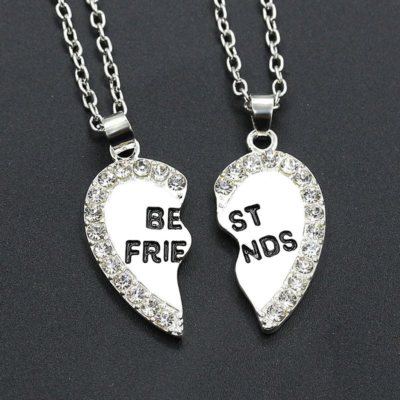 Best Friends Heart Locket