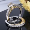 2Pcs Luxury Ring Set
