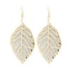 Leaf Earrings Gold