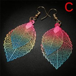 Leaf Earrings Multi