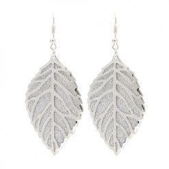 Leaf Earrings Silver
