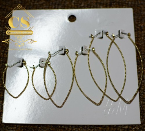 Oval Shape Earrings