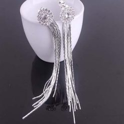 Sunflower Long Drop Earrings