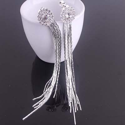 Sunflower Long Drop Earrings