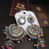 Antique Mirror Jhumkay