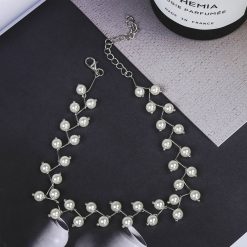 Simulated Pearl Choker