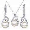 White Pearl Crystals Set