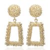 Rectangular Hanging Earrings
