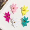 Colored Flower Studs