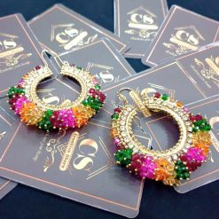 Multi Crystal Earrings