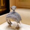 CZ Rhinestones Ring