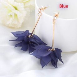 Colorful Acrylic Flower Earrings