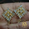 Zircon Square Earrings