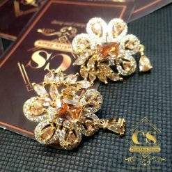Shining Zircon Earrings