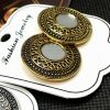 Antique Mirror Studs Gold