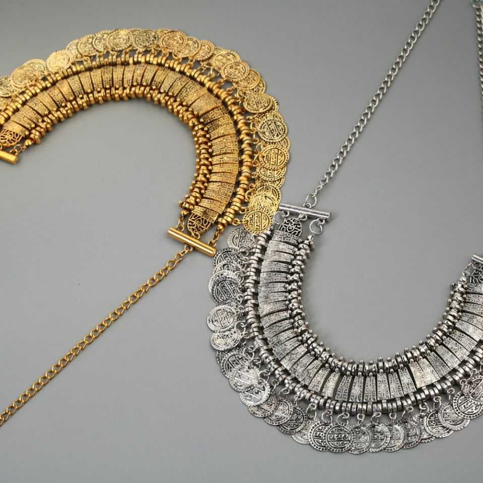 Antqieu Coins Necklace